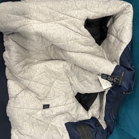 Brand New Authentic Marc Jacobs Navy Fatigue Bomber Jacket - Picture 6 of 7